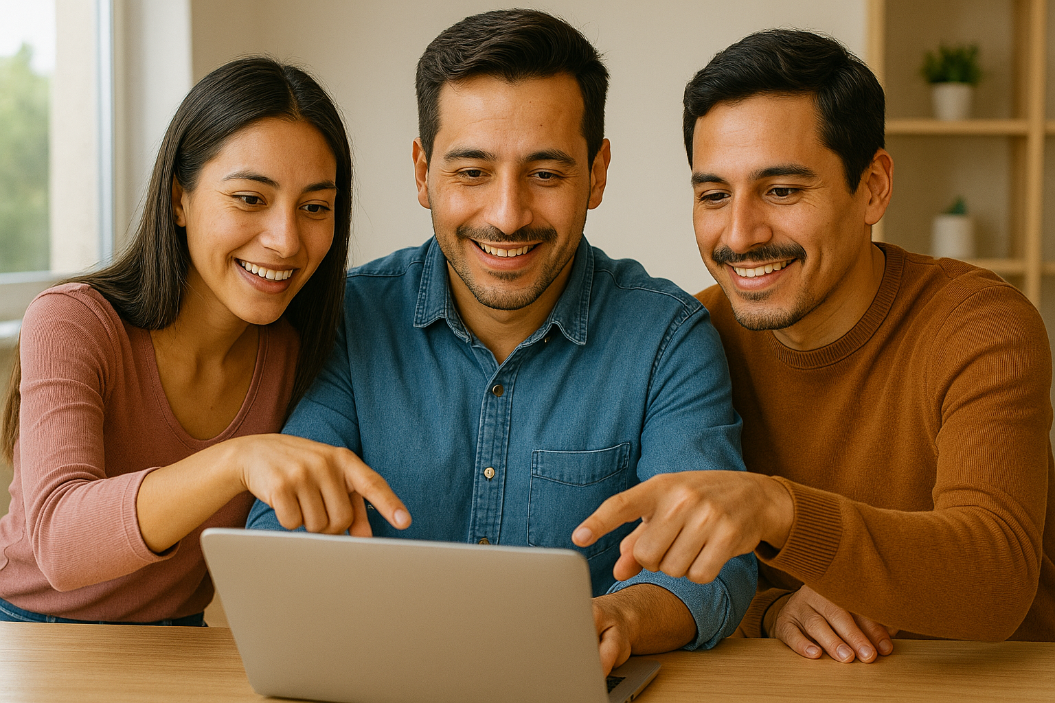 Personas eligiendo hosting